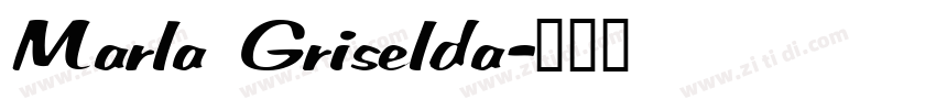 Marla Griselda字体转换